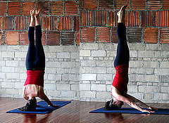 Yoga Pose of the Week Palms Up Headstand
