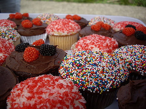 Sprinkle Cupcakes