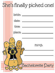 Product of the Day: Bachelorette Party Invitations