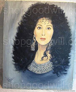 Product of the Day: Original Acrylic Portrait of Cher