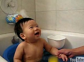 Cute Alert: Baby Can't Stop Laughing 