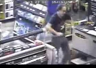 Man Caught Dancing on Surveillance Camera