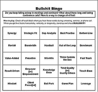 Bullsh*t Bingo