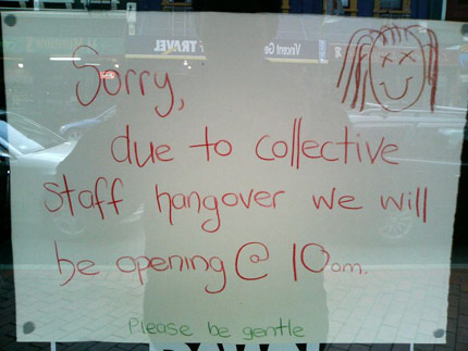 Collective Staff Hangover