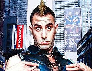 Sacha Baron Cohen Hijacks Prada's Runway Show in Milan