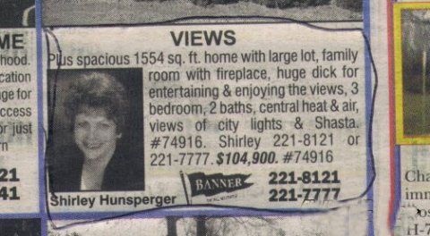 Funny Real Estate Ad