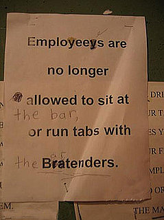 Don't Feed the Bartenders