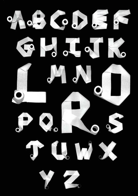 Toilet paper roll alphabet. Toilet paper roll alphabet.