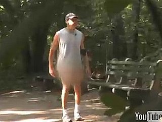 Steve Guttenberg Jogs Sans Pantaloons in Central Park