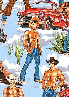 Hunky Cowboy Fabric: Hunky Cowboy Fabric