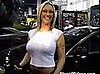 Woman Flexes Her Pecs