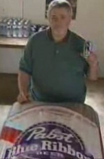 Pabst Blue Ribbon Beer Casket