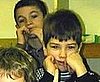 Schoolboy Flips Off Camera