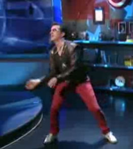 Stephen Colbert Has a DDR Dance-Off With Korean Pop Star Rain 