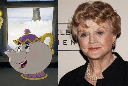 Angela Lansbury as Mrs. Potts (Beauty and the Beast) Angela Lansbury as Mrs. Potts (Beauty and the Beast)