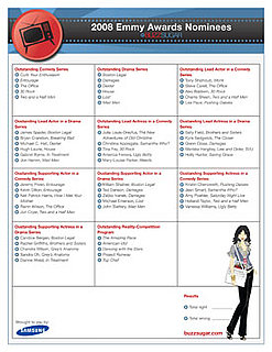 Print and Share Our Emmy Ballot! 