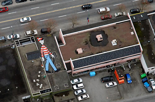 Find Waldo on Google Earth