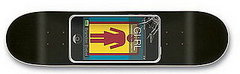 Girl Biebel Skateboard Deck Shows a Broken iPhone Girl Biebel Skateboard Deck Shows a Broken iPhone