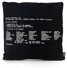File Away Your Dreams With This DOS Directories Pillow