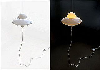 Don't Run We Are Friends Lamp Is in The Shape of a UFO