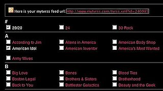 Mytv Helps You Create Your Own Personalized TV RSS Feed 