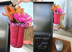 Posy Cozy Computer Monitor Flower Holders Brighten Up Your Desktop