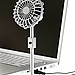 Silver USB Desk Fan 