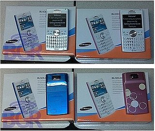 Samsung's BlackJack II Pops Up in Pink and Blue 