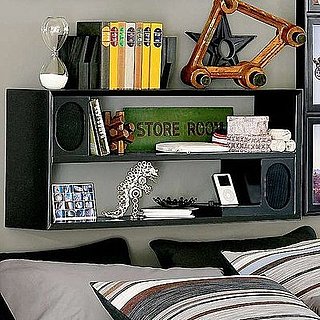 Basic Black Rockin' Speaker Shelf System