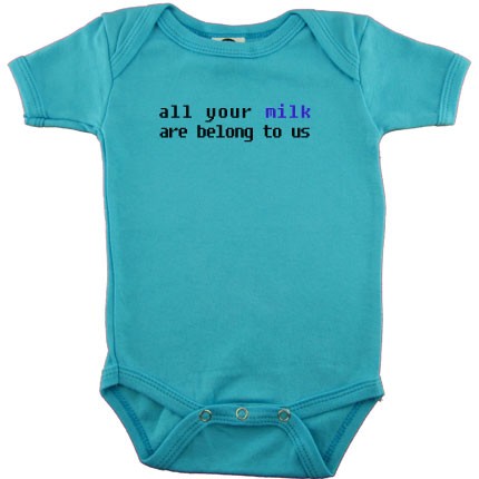 All Your Milk Onesie: Love It or Leave It? 