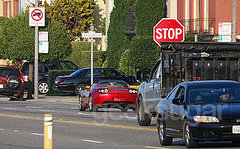 Sergey Brin Spotted in His Shiny New Tesla 
