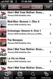 Dashbuster is an iPhone App for Managing Your Netflix or Blockbuster Queue