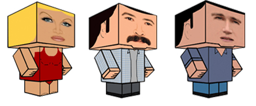 Holy TV Character Cubeecrafts, Batman! 