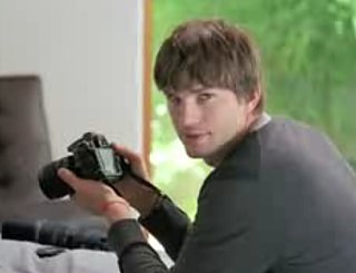 Ashton Kutcher Shows Off Nikon's Latest Camera: The D90 D-SLR