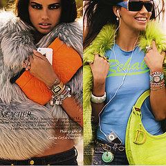 Adriana Lima Accessorizes With High-Tech Treats