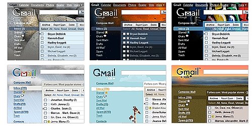 Gmail Gets Trendy New Themes! 