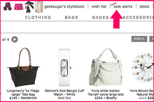 ShopStyle Gets Handy Sale Alerts Feature! 
