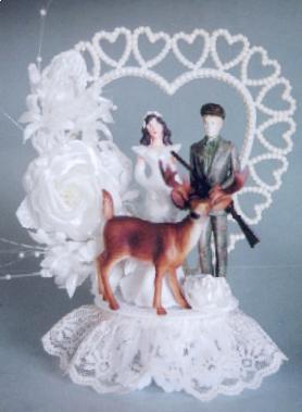 Nothing says I love you like a cute deer who's about to get himself shot on your wedding cake.
Nothing says I love you like a cute deer who's about to get himself shot on your wedding cake.