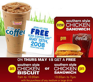 McDonald's to Give Away Eight Million Chicken Sandwiches, Dunkin' Donuts Gives Away Iced Coffee