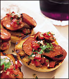 Sunday BBQ: Grilled Chorizo with Salsa