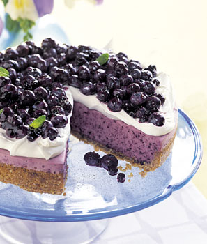 No-Bake Blueberry Cheesecake No-Bake Blueberry Cheesecake