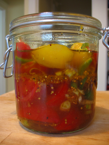 Pickled Farm-Stand Tomatoes Pickled Farm-Stand Tomatoes
