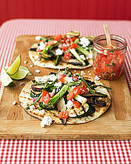 Sunday BBQ: Grilled Vegetable Tostadas