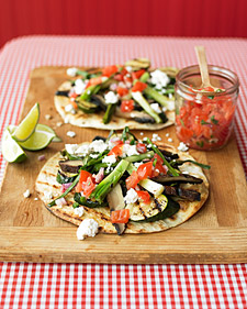 Sunday BBQ: Grilled Vegetable Tostadas