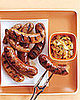 Sunday BBQ: Chicken Sausages With Grilled Onion Chowchow