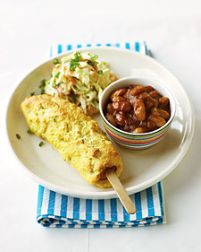 Monday's Leftovers: Baked Corn Dogs