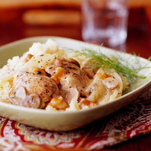 Sunday Slow Cooker: Fennel and Pear Chicken