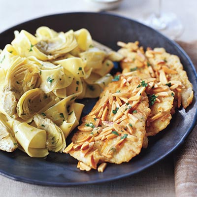 Fast & Easy Dinner: Sole Fillets With Artichoke Pasta Fast & Easy Dinner: Sole Fillets With Artichoke Pasta