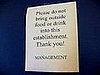 Do or Don't: Bringing Outside Food/Drink Into a Restaurant