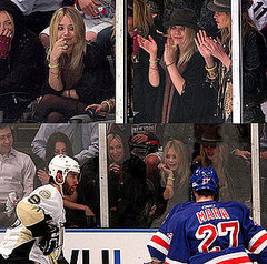 Olsen Cheers Rinkside Before the Red Carpet Championship